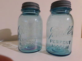 Ball PERFECT MASON quart canning jars Set of (2) - £40.61 GBP
