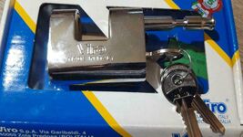 Viro Panzer Armoured Padlock 62mm - $58.00