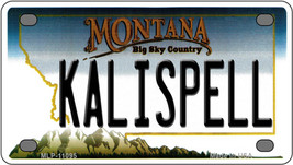 Kalispell Montana Novelty Mini Metal License Plate Tag - £11.91 GBP