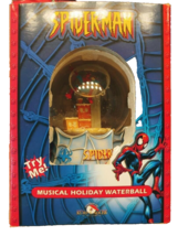 Rare Spider-man Kurt Adler Snow Globe Music Box Musical Waterball 2003 Marvel - £59.95 GBP