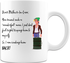 Dear Mother-In-Law Coffee Cup Ceramic Coffee Mug Printed on Both Sides G... - $16.98
