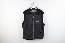 Vintage 90s Perry Ellis Mens Medium Spell Out Color Block Fleece Vest Ja... - $44.50