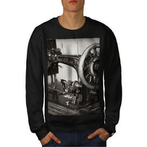 Wellcoda Machine Old Funky Mens Sweatshirt, Retro Casual Pullover Jumper - £23.74 GBP+