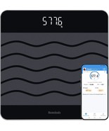 Homebuds 600Lb Digital Bathroom Scale For Body Weight And Bmi Via Smart,... - $36.93