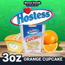 Candle - Hostess Orange Cupcake Scented 3oz - Hostess Orange C UPC Ake 3 Oz Candle - £7.44 GBP