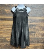 Cynthia Steffe Black Dress Size 4 Sleeveless Black Keyhole Net Trapeze C... - $314.72 MXN Cynthia Steffe Black Dress Size 4 Sleeveless Black Keyhole Net Trapeze C... - $314.72 MXN