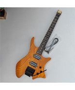 6 Strings Tremolo Headless Electric Guitar,Ash Body Roasted Maple Neck B... - $225.00