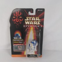R2-D2 with Booster Rockets Star Wars Episode I CommTech Chip New 90&#39;s Hasbro  - £6.28 GBP