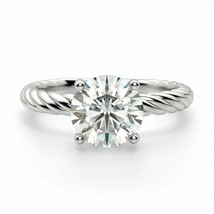 2.00 CT Simulé Fiançailles Diamant Bague Mariage 925 Argent Sterling - £49.71 GBP