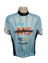 2008 Vomax Bike MS Ride Adult Large Blue Cycling Jersey - $17.82