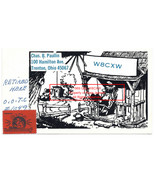 1969 Vintage Hillbilly Cartoon Art, QSL Card W8CXW Charlie Paullin Oper - £23.16 GBP