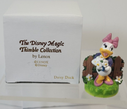 Daisy Duck Disney Magic Thimble Collection Figurine by Lenox 1998 Figurine 2&quot; - £13.44 GBP