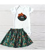 University Miami baby girls outfit UM Bodysuit Skirt Set Girls Hurricane... - £18.81 GBP