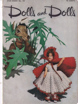 Dolls And Dolls Star Book #84 American Threads Co 1951 - £6.81 GBP