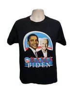 Barack Obama Joe Biden Yes We Can Adult Medium Black TShirt - £17.49 GBP