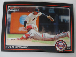 2010 Bowman Chrome #120 Ryan Howard Philadelphia Phillies Baseball Card - £0.79 GBP