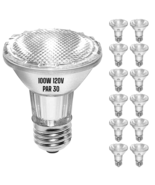 12 Pack PAR30 Flood Light 100W 100 Watt with E26 Base - $745.43 MXN