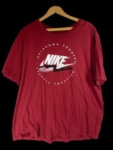 OU Sooners T Shirt Size XXL 2XL Oklahoma Sooners Nike Swoosh Red Nike Te... - £29.61 GBP