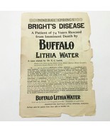 1890&#39;s Advertising Scribner&#39;s Magazine Kodak &amp; Buffalo Lithia Water Vintage - $185.40 MXN