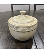 Loy Carpenter West Virginia Studio Art Pottery Bowl Lid 1998 Etched - $552.33 MXN