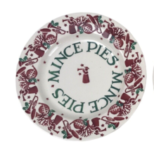 Emma Bridgewater England Pottery Christmas Toast Hot Mince Pie Plate Xma... - $32.73