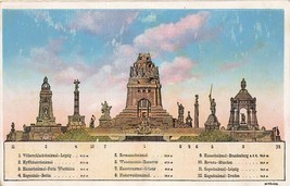 Leipzig Saxony~Monuments of Germany, Battle of the Nations Monument~POSTCARD - £7.43 GBP
