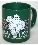 Vintage MICHELIN US2 Tire Plant Factory COFFEE MUG CUP Michelin Man Bibe... - $368.87 MXN