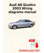 Audi A6 Quattro 2003 Wiringdiagrams manual - €15,55 EUR