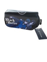 Wraparound Black Pencil Case School Supplies Novelty Case Black Butler Anime - £13.06 GBP