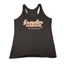 Growler Garage Womens Gray 30A Santa Rosa Beach FL Racerback Tank Top Large - $14.99