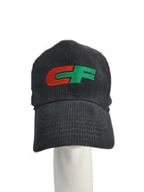 Vintage CF Consolidated Freight Corduroy Rooe Snapback Trucker Hat Black - £9.66 GBP