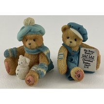 Cherished Teddies Cub E. Bear Newspaper Jack January Enesco Charter 1990’s - $21.73