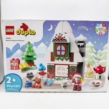 Lego #10976 Santa&#39;s Gingerbread House Duplo Christmas Opened Box - $24.99