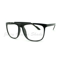 Oversize Occhiali con Lenti Trasparenti Quadrato Vintage Telaio da Vista - $14.29 CAD