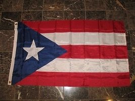 2x3 Embroidered Sewn Puerto Rico Solarmax Nylon Flag 2&#39;x3&#39; - £19.32 GBP