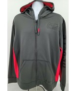 Nike University of Mississippi Ole Miss Zippered Hoodie Men&#39;s Size Large - £26.31 GBP