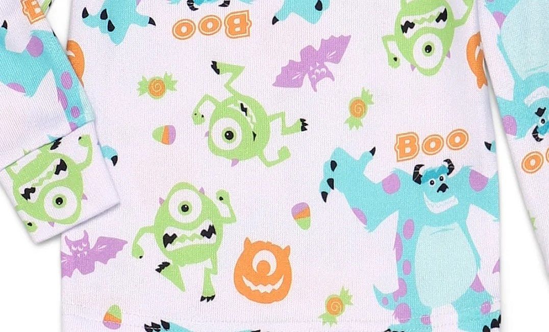 Monsters Inc. Sully and Mike Wazowski Toddler Kids Print Halloween Pajama Set Item image 4