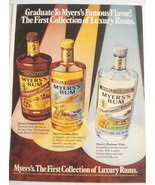 1982 Color Ad Myer&#39;s Rum The First Collection of Luxury Rums - £6.30 GBP