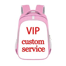 Customize the Image Logo canvas Backpack Women Men Travel Bags  Children School  - £34.87 GBP