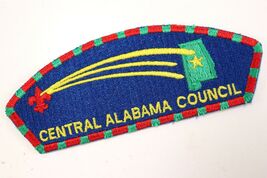 Vintage Central Alabama Council Green Red Border Boy Scouts America Flap... - $12.00 CAD