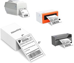 Thermal Labels 4x6, MakerKing Direct Thermal Printer Shipping Label (100 4x6 Fan - £5.33 GBP