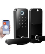 Smartcoolous Tuya Smart Lock Fingerprint Door Lock 4 In 1 Unlock Touch S... - £59.45 GBP