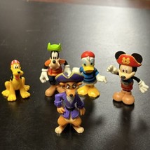 Disney Mickey Mouse Pirate Figures Wheezelene Goofy Donald Duck Pluto - £19.70 GBP