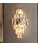 Crystal lamp Living Room Background Wall Decorative Light Creative Bedro... - $349.00