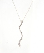 Diamond Women&#39;s Necklace 18kt White Gold 378789 - £558.74 GBP