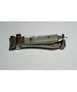 Nail Clippers Mother Of Pearl Handle Vintage With Clasp - $27.34 CAD