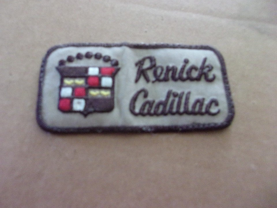 Renick Cadillac Fullerton Calif Patch 1980s embroidered - $8.50