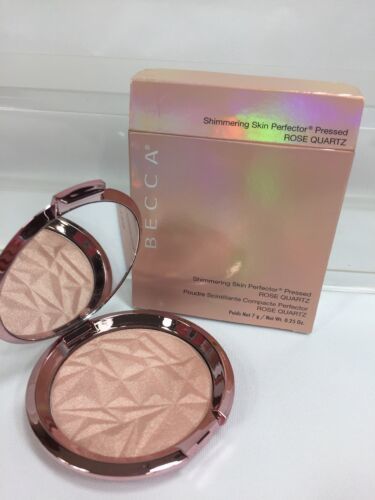 BNIB BECCA Rose Quartz Shimmering Perfector Pressed Highlight Pink Compact - $68.31