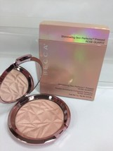BNIB BECCA Rose Quartz Shimmering Perfector Pressed Highlight Pink Compact - £53.53 GBP