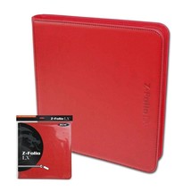 2X BCW Z-Folio 12-Pocket LX Album - Red - £78.01 GBP